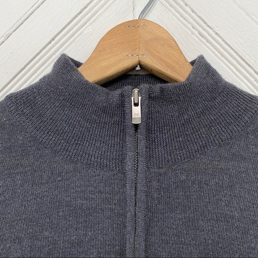 NWT Calvin Klein Extra Fine Merino Wool Sweater - Picture 4 of 12